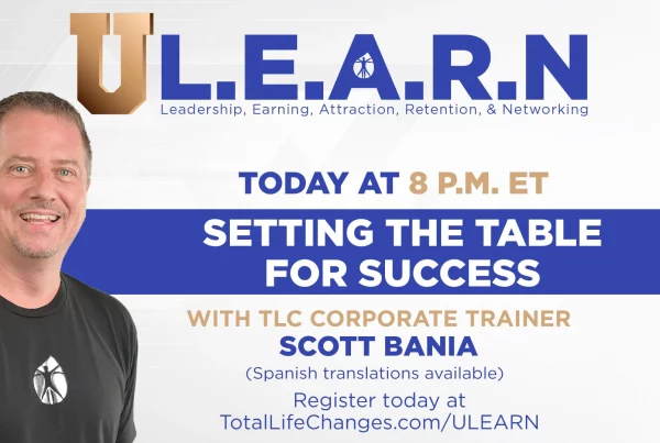 Setting the Table for Success Guest Speaker Scott Bania